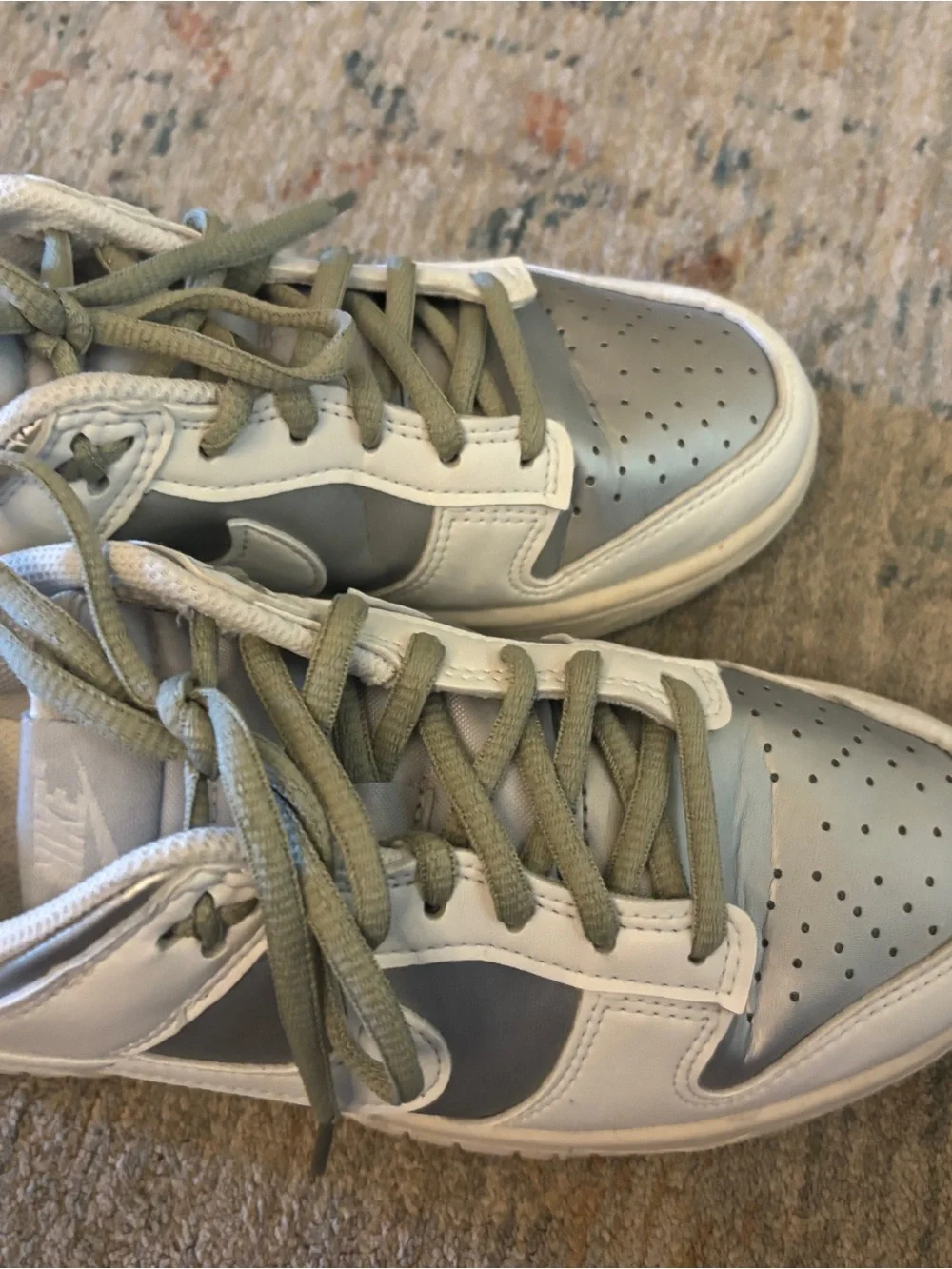 Nike White Sneaker Inner Label Detail